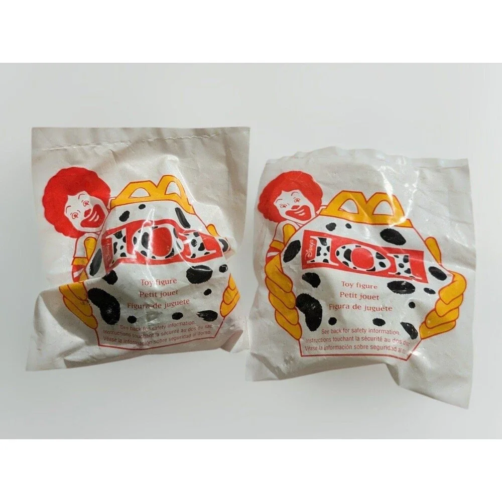 1996 McDonald’s Disney 101 Dalmatians Happy Meal Toys, Sealed Lot of 2